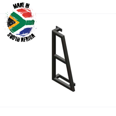 Alu-Cab Canopy Ladder Adv. 55cm, Right, Black [Amarok]