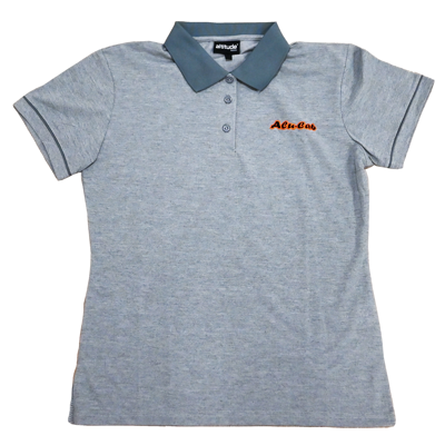 Alu-Cab Merchandise PoloShirt Damen Größe L in Grau 
