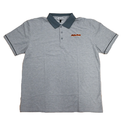 Alu-cab Merchandise Poloshirt Men Size S in Grey