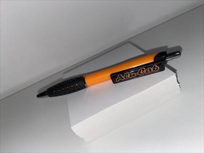 Alu-Cab Merchandise Pen orange