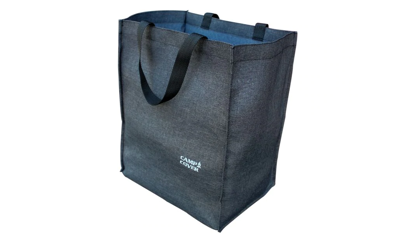 Camp Cover Shopper Bag, dark grey