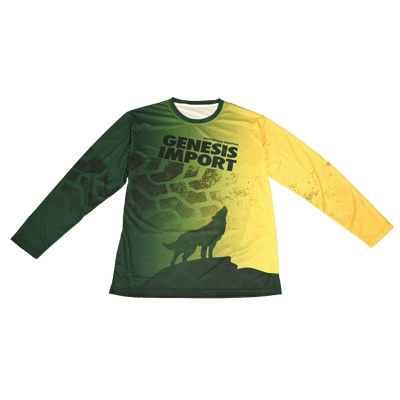 Genesis Import  Green & Yellow Jersey Unisex in Large