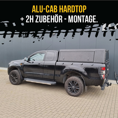 Alu-Cab Hardtop + 2h Zubehör - Montage