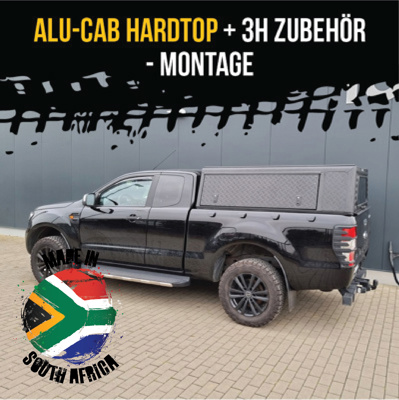 Alu-Cab Hardtop + 3h Zubehör - Montage