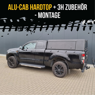 Alu-Cab Hardtop + 3h Zubehör - Montage