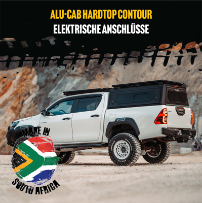 Alu-Cab Canopy Contour electrical connections