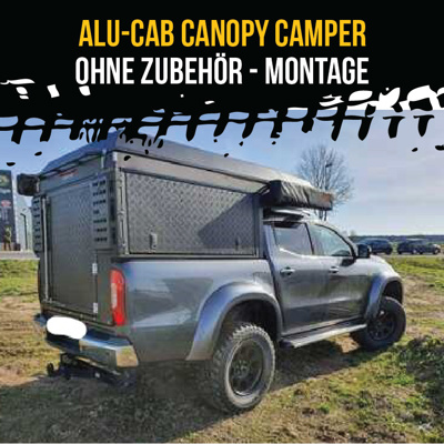 Alu-Cab Canopy Camper without accessories - mounting
