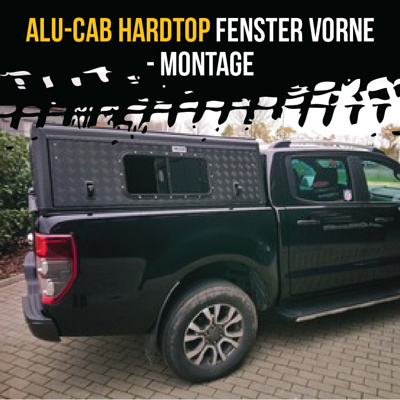 Alu-Cab Canopy front sliding window - mounting
