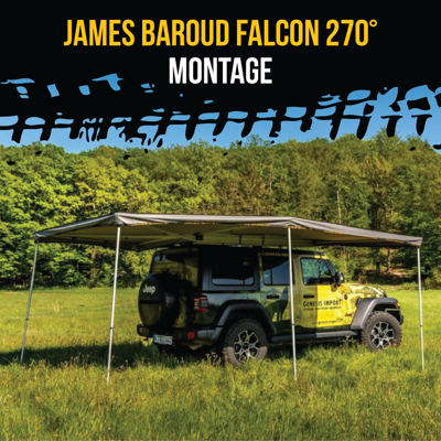 James Baroud Falcon 250 awning - mounting
