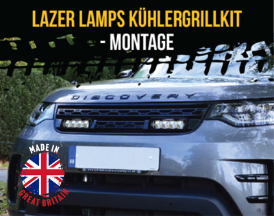 Lazer Lamps Kühlergrillkit - Montage