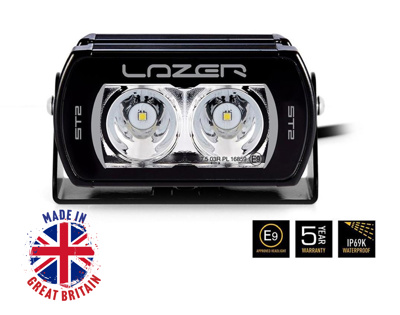 Lazer Lamps ST2 Evolution LED, black