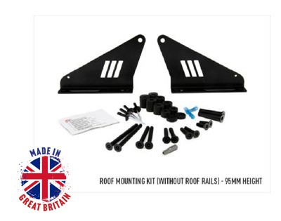 Lazer Lamps Roof Mounting Kit (without Rails) 95mm
