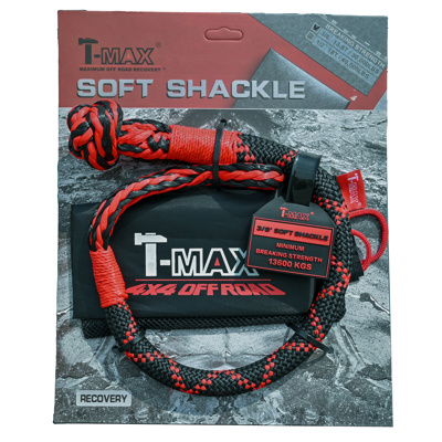 T-MAX Recovery Gear Soft Shackle 0,95cm diameter, 13,6 tons, with bag