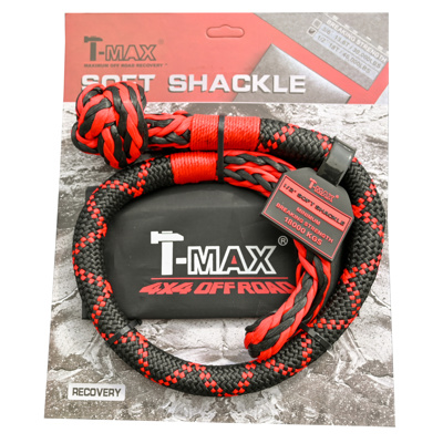 T-MAX Bergezubehör Soft Shackle 1,27cm Durchmesser, 18 Tonnen, mit Tasche