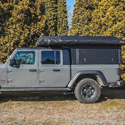 Alu-Cab Canopy Camper Jeep Gladiator D/Cab 2019+, black