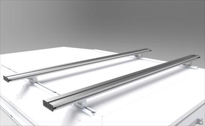 Alu-Cab Load Bars 1450mm in Silver Excl. Feet (Pair)