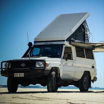 Alu-Cab Roof Conversion ''Hercules'' Toyota Land Cruiser 78 white