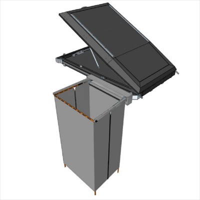 Alu-Cab Shower Cube Mounting Bracket - Rooftop Tent or Canopy Camper