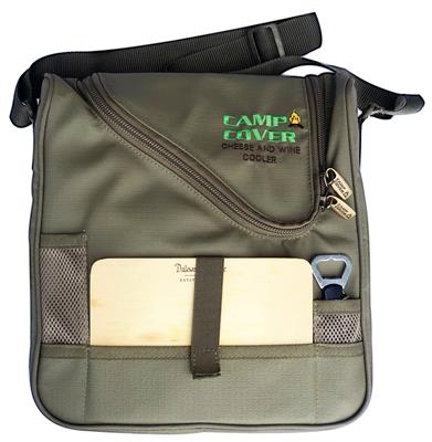 Camp Cover Picnic Cooler Cheese&Wine, khaki