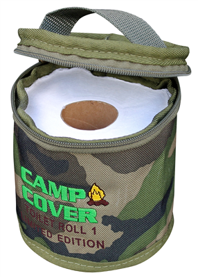 Camp Cover Toilet Roll Holder Single, camouflage