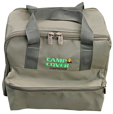 Camp Cover Bag for 12V Car Compressor, khaki