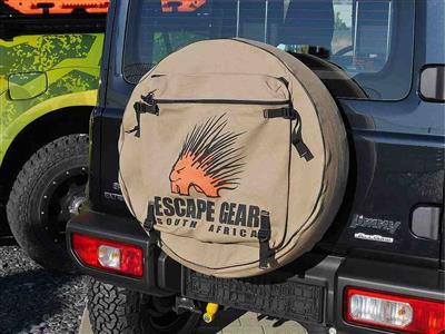 Escape Gear Spare Wheel Cover 28" , khaki with bag