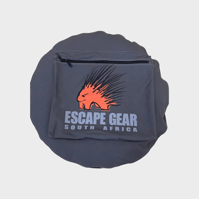 Escape Gear Reserveradabdeckung 29" Reserveradtasche Grau mit Stautasche Grau