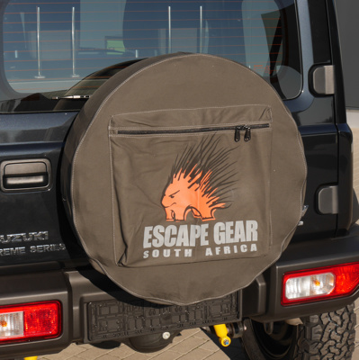 Escape Gear Reserveradabdeckung 30" Reserveradtasche Grau mit Stautasche Grau