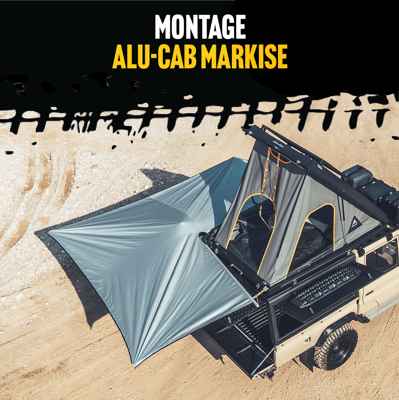 Alu-Cab Markise - Montage