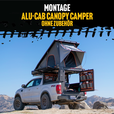 Alu-Cab Canopy Camper without Accessories - Mounting
