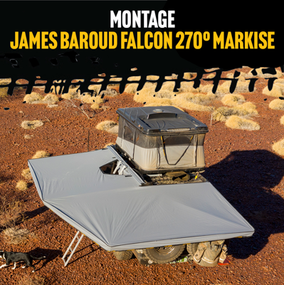 James Baroud Falcon 270° Awning - Mounting