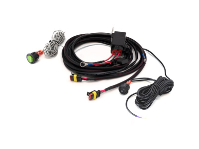 Lazer Lamps Harness with momentary-action switch for two Linear 6 Elite+ (3- pin, Superseal, 12V) 