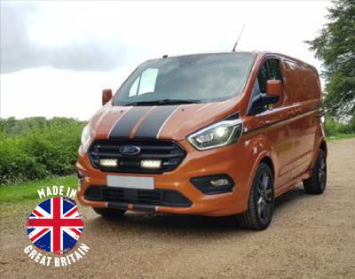Lazer Lamps Grille Kit Ford Transit Custom (2018+) incl. 2x Triple-R 750 G2 Wide