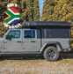 Alu-Cab Canopy Camper Jeep Gladiator D/Cab ab 2019+ in schwarz
