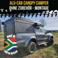 Alu-Cab Canopy Camper without accessories - mounting