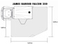 James Baroud Falcon Awning 270°, LHS