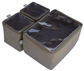 Camp Cover Ammo-Box-Taschen-Set mit durchsichtigem Deckel Aufteilung 2x Viertel/ 1x Halb Khaki