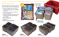 Camp Cover Ammo-Box-Taschen-Set mit durchsichtigem Deckel Aufteilung: 2x Viertel/ 1x Halb, Schwarz