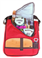 Camp Cover Picnic Cooler Cheese&Wine, red