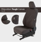 Escape Gear Seat Cover Isuzu D-Max 2013-2022 leather seats, black, complete