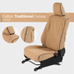 Escape Gear Seat Cover Isuzu D-Max 2013-2022, fabric seats, khaki, complete