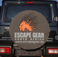 Escape Gear Reserveradabdeckung 32" Reserveradtasche Grau ohne Stautasche Grau